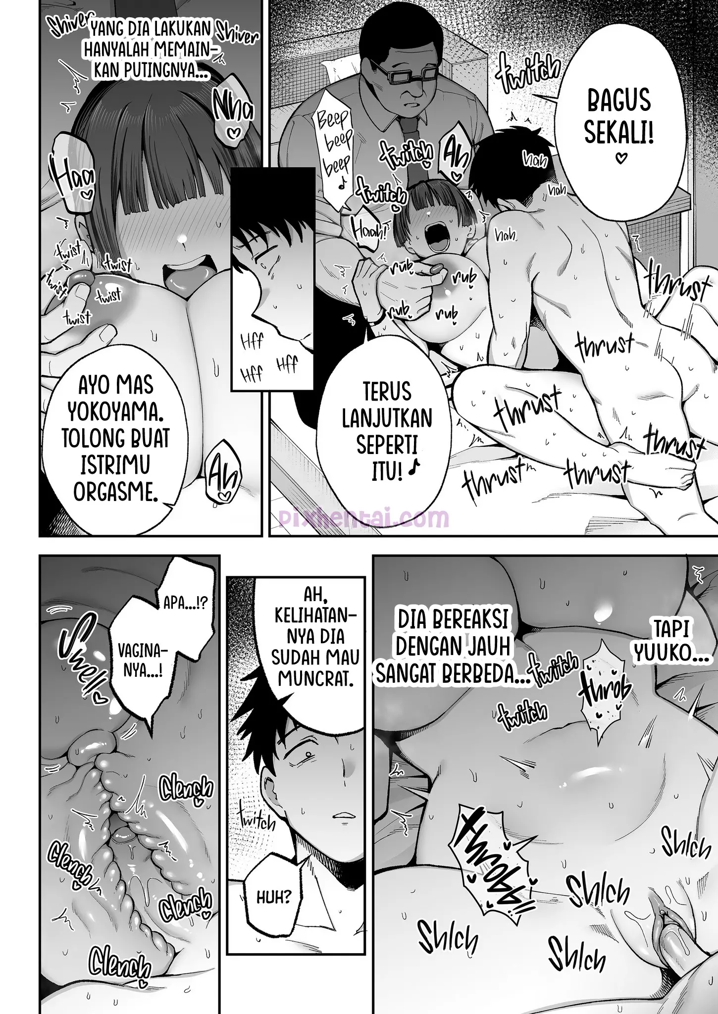 Komik hentai xxx manga sex bokep Seimu Chousa wa Totsuzen ni Aisuru Tsuma e no Namahame Chousa 15